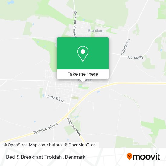Bed & Breakfast Troldahl map