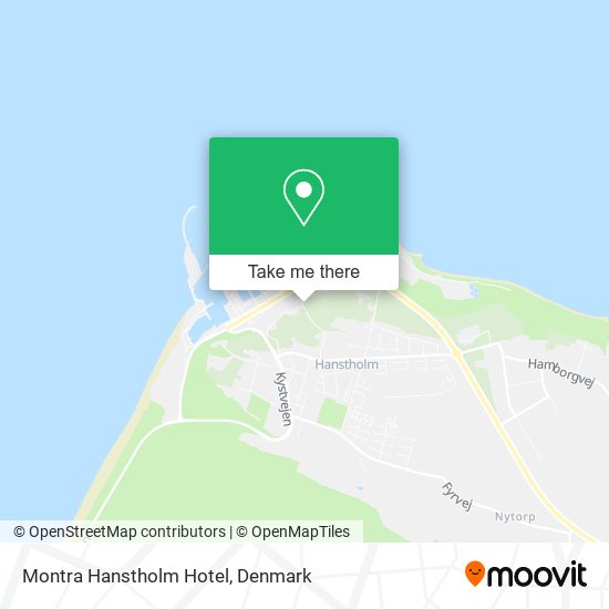 Montra Hanstholm Hotel map