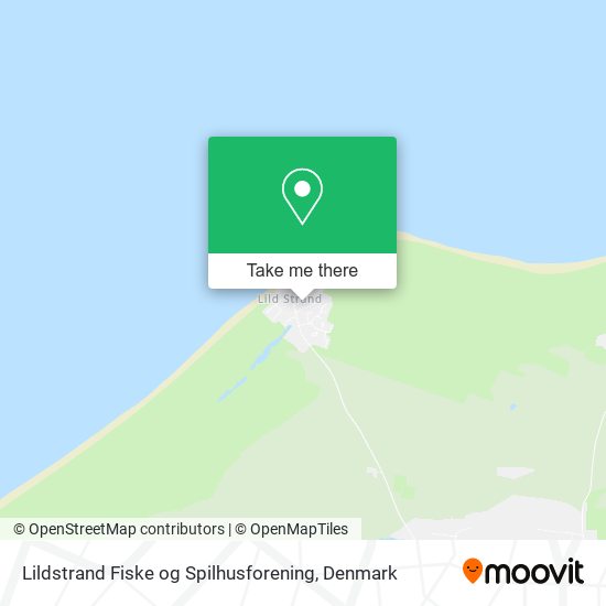 Lildstrand Fiske og Spilhusforening map