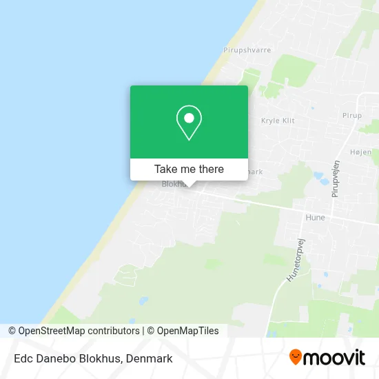 Edc Danebo Blokhus map