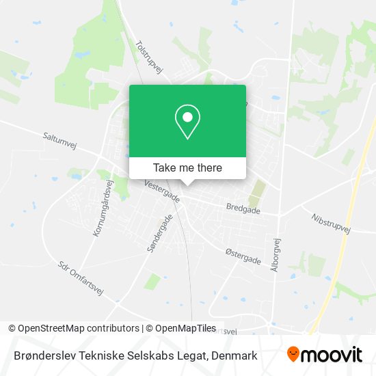 Brønderslev Tekniske Selskabs Legat map