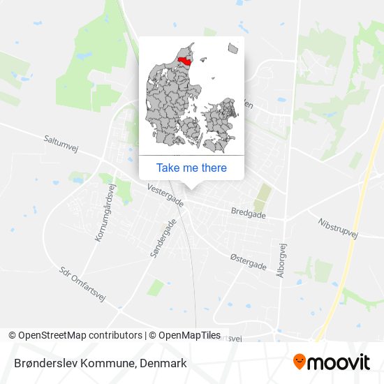 Brønderslev Kommune map