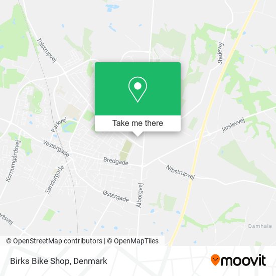 Birks Bike Shop map