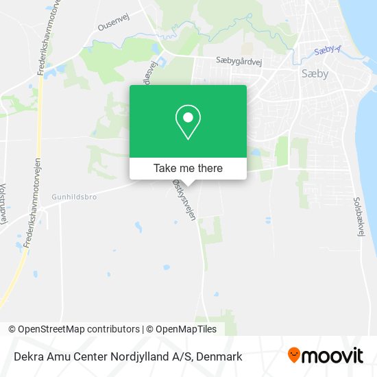 Dekra Amu Center Nordjylland A / S map