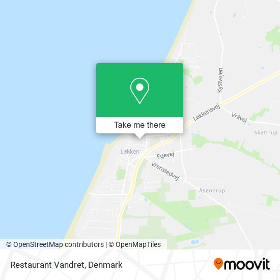 Restaurant Vandret map
