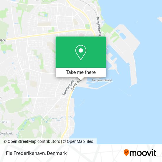 Fls Frederikshavn map