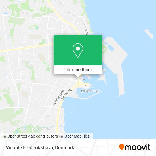 Vinoble Frederikshavn map