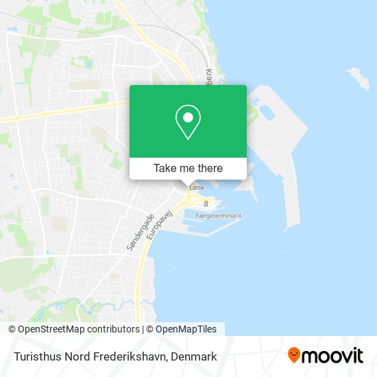 Turisthus Nord Frederikshavn map