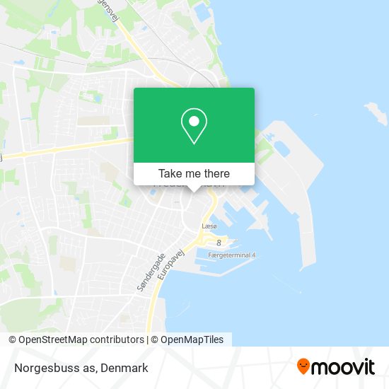 Norgesbuss as map