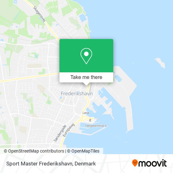 Sport Master Frederikshavn map