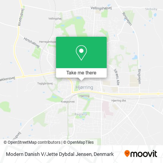Modern Danish V / Jette Dybdal Jensen map