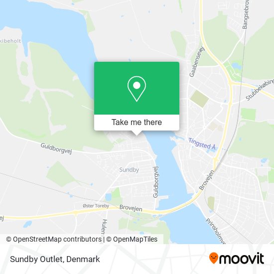 Sundby Outlet map