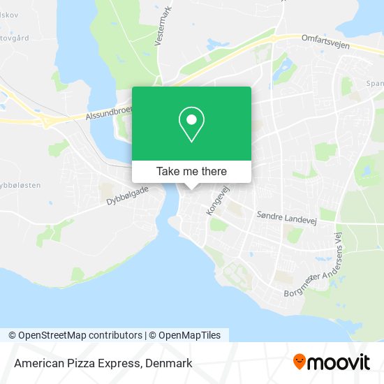 American Pizza Express map