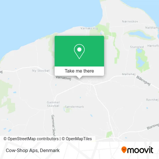 Cow-Shop Aps map