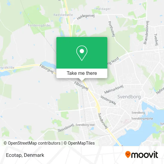Ecotap map