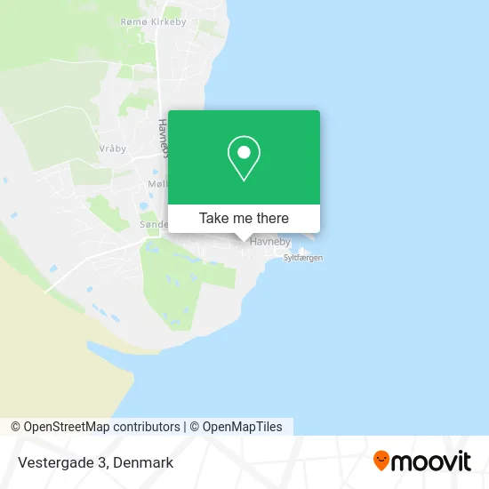 Vestergade 3 map