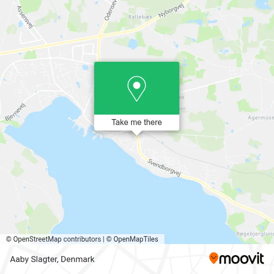 Aaby Slagter map