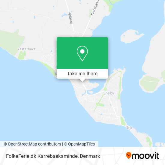 FolkeFerie.dk Karrebaeksminde map