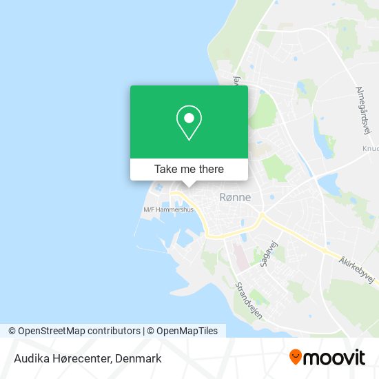 Audika Hørecenter map