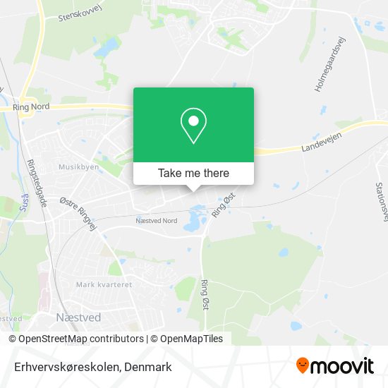 Erhvervskøreskolen map