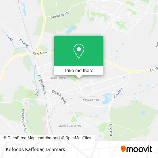 Kofoeds Kaffebar map