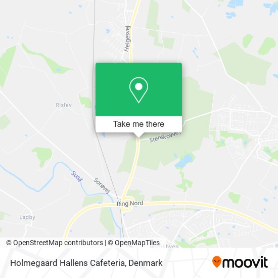 Holmegaard Hallens Cafeteria map
