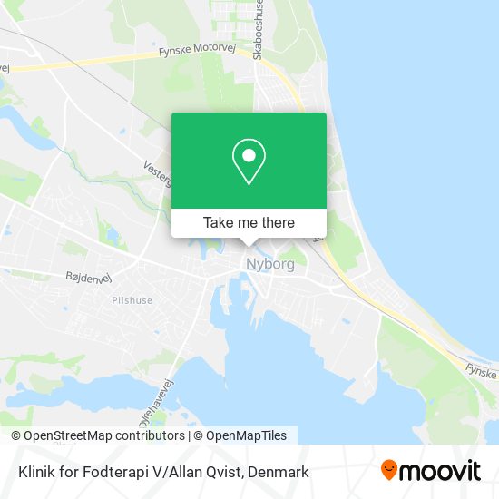 Klinik for Fodterapi V / Allan Qvist map