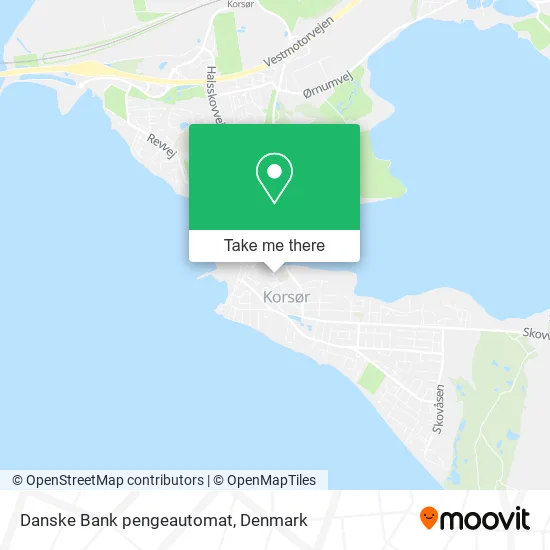 Danske Bank pengeautomat map