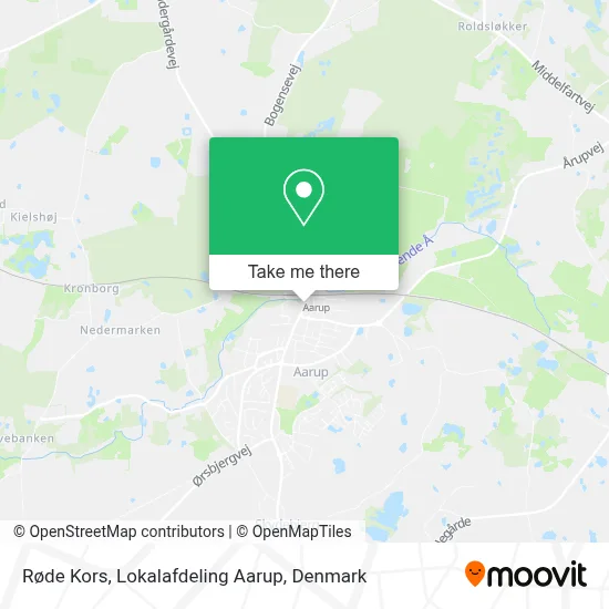 Røde Kors, Lokalafdeling Aarup map