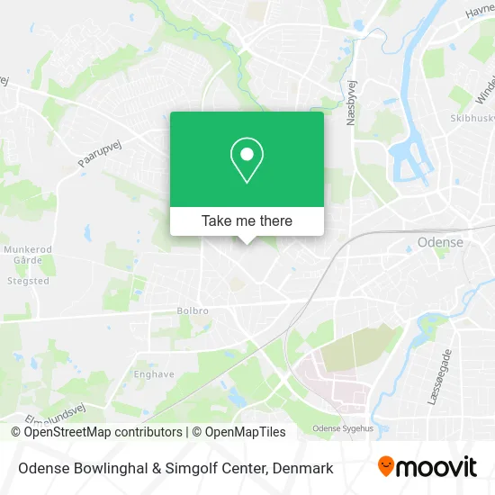 Odense Bowlinghal & Simgolf Center map