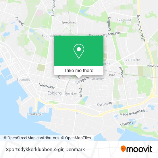 Sportsdykkerklubben Ægir map
