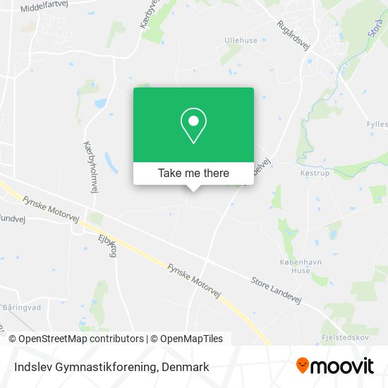 Indslev Gymnastikforening map