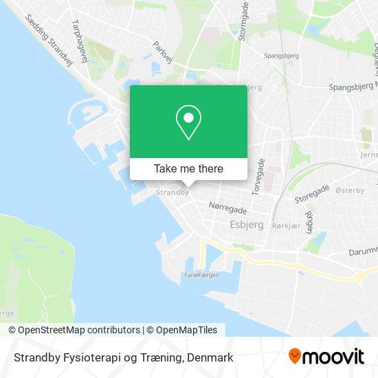 Strandby Fysioterapi og Træning map