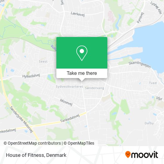 House of Fitness map