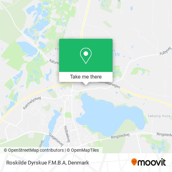 Roskilde Dyrskue F.M.B.A map