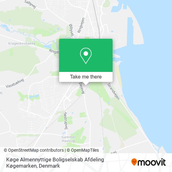 Køge Almennyttige Boligselskab Afdeling Køgemarken map