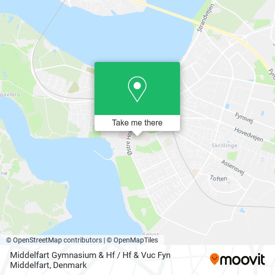 Middelfart Gymnasium & Hf / Hf & Vuc Fyn Middelfart map
