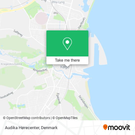 Audika Hørecenter map