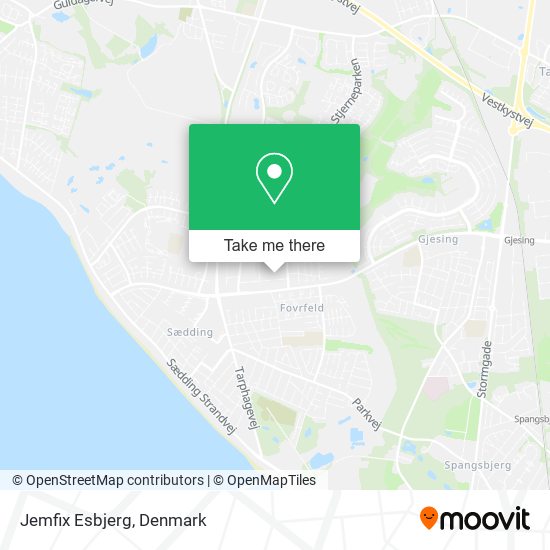Jemfix Esbjerg map