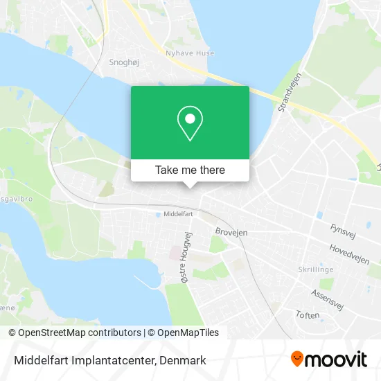 Middelfart Implantatcenter map