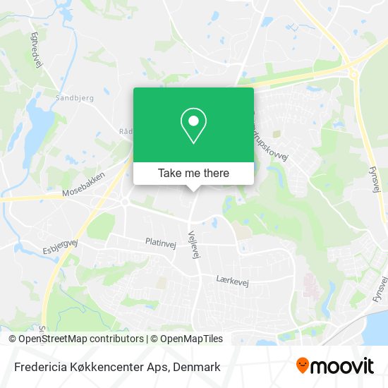 Fredericia Køkkencenter Aps map