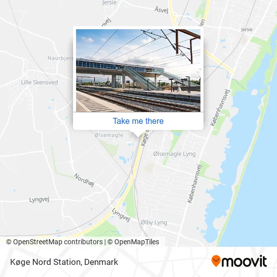 Køge Nord Station map