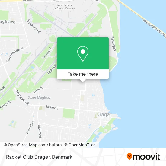 Racket Club Dragør map