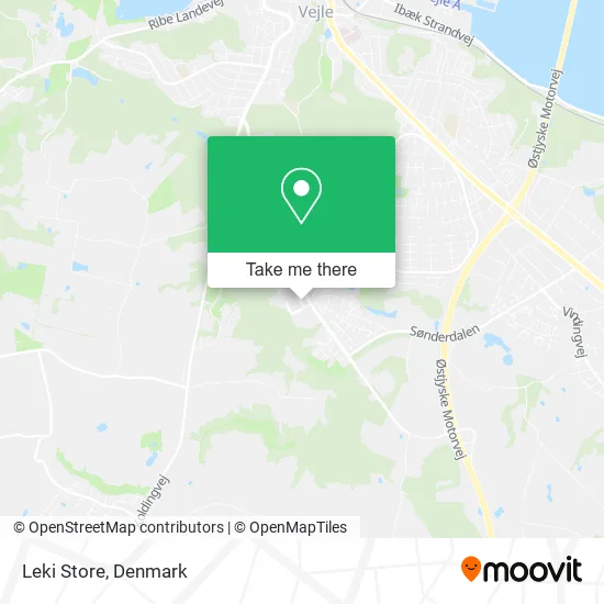 Leki Store map