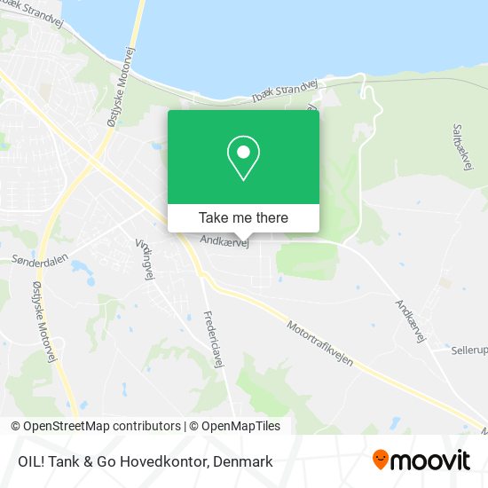 OIL! Tank & Go Hovedkontor map