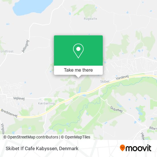 Skibet If Cafe Kabyssen map