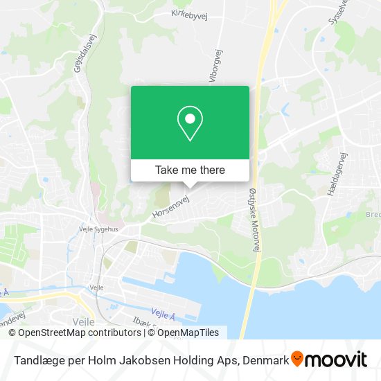 Tandlæge per Holm Jakobsen Holding Aps map