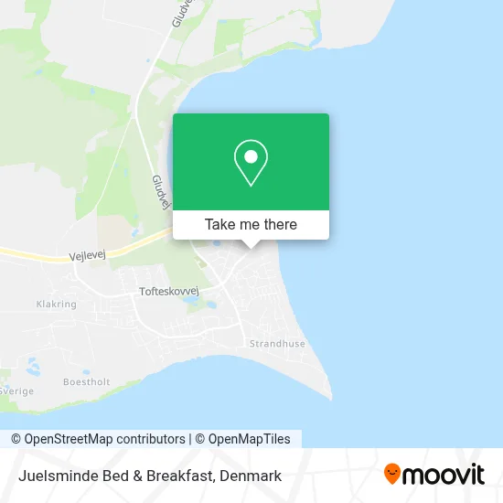 Juelsminde Bed & Breakfast map