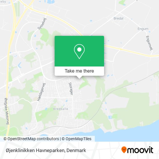 Øjenklinikken Havneparken map