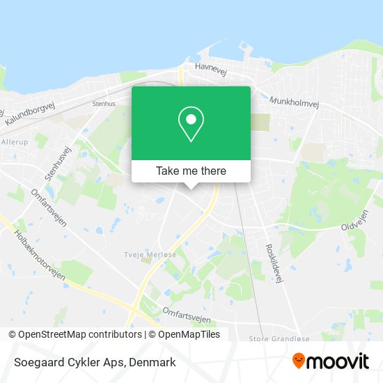 Soegaard Cykler Aps map
